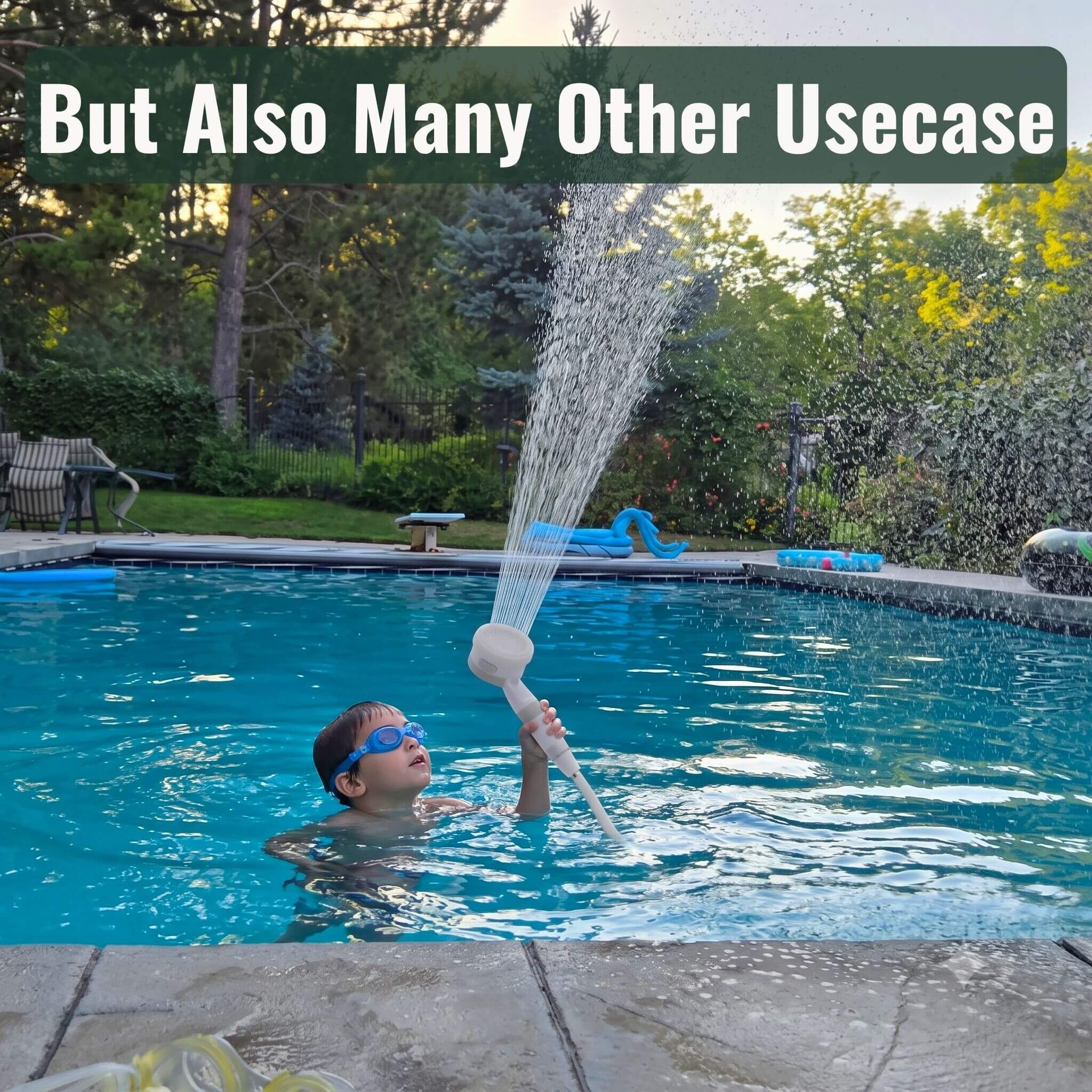 PureTrekker Portable Trail Shower — Rechargeable Camp Shower Pump