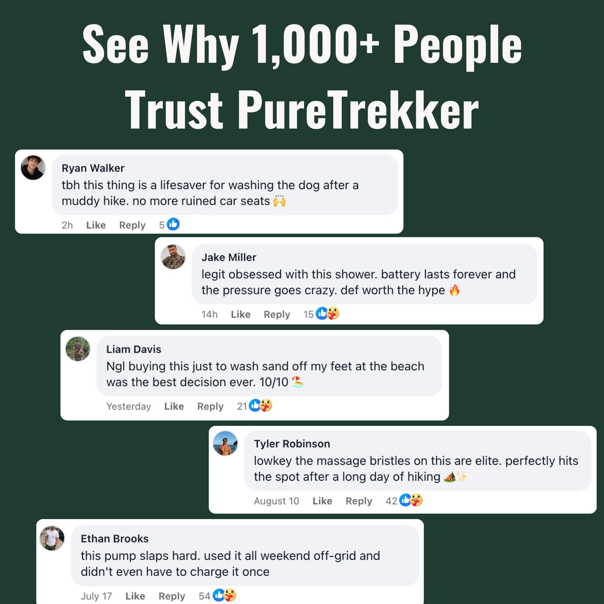 PureTrekker Portable Shower